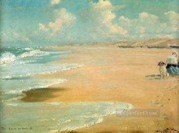 ペダー・セヴェリン・クロイヤー Painting - ステンビャウのビーチサイド ペダー セヴェリン クロイヤー
